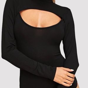 BODYSUIT Hallowed out long sleeved